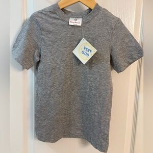 NWT Hanna Andersson Heather Gray Short Sleeve Tee